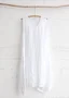 Femmes Plain Blanc Col Rond Confortable Mini Robe Décontracté