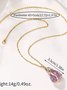 Collier Décontracté Bloc de Couleur Toutes Les Saisons Joint Fendu Rendez-Vous Chaîne Colliers Cristal pour Femmes