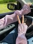 Gants Femmes Élégant Plain Hiver Organdi Nœud Respirable Quotidien Régulier
