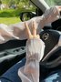 Gants Femmes Élégant Plain Hiver Organdi Nœud Respirable Quotidien Régulier
