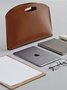 Pochette Sacs Femmes Plain Toutes Les Saisons Urbain Toit ouvert PU Faire la navette Carré