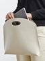 Pochette Sacs Femmes Plain Toutes Les Saisons Urbain Toit ouvert PU Faire la navette Carré