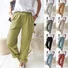 Pantalons Femmes Décontracté Plain Printemps / Automne Polyester Naturel Aucune élasticité Faire la navette Ample Pantalon baggy