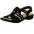 Sandales de Gladiateur Vacances Plain Été Talon Bas à Bout Ouvert PU PU Sandales Tongs TPR pour Femmes