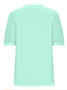 T-shirts Pois Polka Urbain Été Polyester Col V Jacquard Faire la navette Coupe Régulière Manches Bouffantes pour Femmes