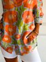 Chemises Femmes Décontracté La peinture Printemps / Automne Polyester Micro-élasticité Coupe Régulière Régulier Trapèze Régulier