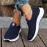Chaussures Décontractées Décontracté Plain Toutes Les Saisons Polyester PVC Talon Bas Bout Fermé Caoutchouc à Enfiler pour Femmes