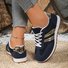 Chaussures Décontractées Décontracté Bloc de Couleur Toutes Les Saisons Polyester Quotidien Bout Fermé Caoutchouc à Lacets Baskets d'extérieur pour Femmes