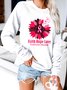 à Capuche Femmes Décontracté Printemps / Automne Lettres de texte Polyester Sweat-shirt à Capuche Micro-élasticité Quotidien Coupe Régulière Manches Longues