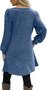 T-shirts Décontracté Plain Printemps / Automne Quotidien Coupe Régulière Manches Longues Mi-long Trapèze Régulier pour Femmes