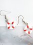 Boucles d'Oreilles Boho Toutes Les Saisons Mer Faire la navette Pendentif Pendre Résine pour Femmes