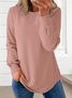 à Capuche Femmes Décontracté Plain Printemps / Automne Sweat-shirt à Capuche Micro-élasticité Quotidien Manches Longues Trapèze Régulier