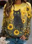 à Capuche Décontracté Printemps / Automne Lettres de texte Coton Sweat-shirt à Capuche Coupe Régulière Manches Longues Régulier Régulier pour Femmes