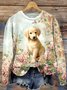 à Capuche Femmes Décontracté Printemps / Automne Lettres de texte Polyester Quotidien Coupe Régulière Manches Longues Régulier Trapèze