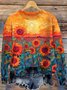 Pulls Décontracté Imprimé d'Animal Printemps / Automne Quotidien Coupe Régulière Col Rond Laine/Tricot Régulier Régulier pour Femmes