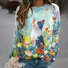 à Capuche Décontracté Printemps / Automne Lettres de texte Sweat-shirt à Capuche Quotidien Coupe Régulière Régulier Trapèze Régulier pour Femmes