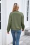 Micro-élasticité Col Montant Manches Longues Régulier Plain Blouson pour Femmes