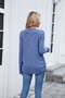 T-shirts Femmes Décontracté Plain Printemps / Automne Polyester Quotidien Manches Longues Col Rond Régulier Trapèze
