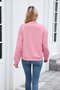 Micro-élasticité Col Montant Manches Longues Régulier Plain Blouson pour Femmes