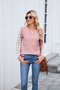 T-shirts Décontracté Plain Printemps / Automne Coton Micro-élasticité Quotidien Régulier Trapèze Régulier pour Femmes