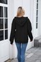 à Capuche Décontracté Plain Printemps / Automne Coton Micro-élasticité Coupe Régulière Régulier Trapèze Régulier pour Femmes