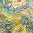 Femmes Floral Jaune Col V Confortable Robe Maxi Sexy
