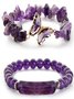 Bracelets Dame Romance Papillon Toutes Les Saisons Roulotté Sortie Pierre naturelle multicouche Bracelet pour Femmes