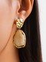 Boucles d'oreilles Femme Plain Toutes Les Saisons Élégant Quotidien Métal Goujon