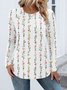T-shirts Femmes Décontracté Imprimé d'Animal Printemps / Automne Coton Quotidien Coupe Régulière Régulier Trapèze Régulier