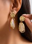 Boucles d'oreilles Femme Plain Toutes Les Saisons Élégant Quotidien Métal Goujon