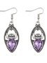 Boucles d'Oreilles Géométrique Simple Toutes Les Saisons Métal Fête Métal Goujon pour Femmes