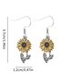 Boucles d'Oreilles Simple Floral Toutes Les Saisons Métal Sortie Métal Goujon pour Femmes