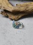 Bagues de Style Occidental Floral Toutes Les Saisons Panneau ensemble Métal Bague pour Femmes