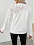 Sweat-shirts Décontracté Floral Printemps / Automne Quotidien Coupe Régulière Manches Longues Col Rond Régulier Trapèze pour Femmes