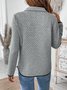 Sweat-shirts Décontracté Plain Printemps / Automne Micro-élasticité Quotidien Manches Longues Régulier Trapèze Régulier pour Femmes