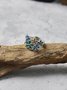 Bagues de Style Occidental Floral Toutes Les Saisons Panneau ensemble Métal Bague pour Femmes