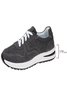 Chaussures Décontractées Décontracté Plain Toutes Les Saisons Mocassin Talon Bas Bout Rond Caoutchouc à Lacets Cortez pour Femmes
