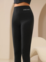 Pantalons De Yoga Simple Plain Toutes Les Saisons Coupe Régulière Taille Moyenne Pantalon coupe slim Droit Régulier Élasticité moyenne pour Femmes