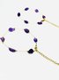 Collier Géométrique Décontracté Toutes Les Saisons Métal Fête Cristal Cristal Rétro Style Pendentif Collier pour Femmes