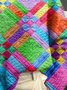 Pulls Femmes Géométrique Décontracté Printemps / Automne Micro-élasticité Coupe Régulière Col Roulé Régulier Ligne T Régulier