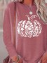 T-shirts Femmes Décontracté Printemps / Automne Toussaint (citrouille) Quotidien Jersey Manches Longues Régulier Droit Régulier