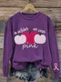 Sweat-shirts Décontracté Printemps / Automne Lettres de texte Quotidien Coupe Régulière Manches Longues Régulier Trapèze Régulier pour Femmes