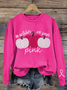 Sweat-shirts Décontracté Printemps / Automne Lettres de texte Quotidien Coupe Régulière Manches Longues Régulier Trapèze Régulier pour Femmes
