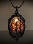 Collier Femmes Géométrique de Style Occidental Toutes Les Saisons Joint Fendu Fête Métal Rétro Style Pendentif Collier