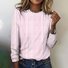 T-shirts Géométrique Décontracté Printemps / Automne Micro-élasticité Quotidien Coupe Régulière Col Rond Trapèze Régulier pour Femmes