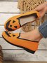 Chaussures à Tige Basse Géométrique Décontracté Toutes Les Saisons Vacances à Talon Plat Toile Caoutchouc à Enfiler Chaussures à Tige Basse pour Femmes