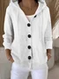 Cardigans Femmes Décontracté Plain Hiver Polyester Faire la navette Ample Sans Manches Droit Élasticité moyenne
