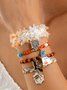 Bracelets Femmes Motif d'araignée Sexy Toutes Les Saisons Roulotté Faire la navette Cristal Toussaint multicouche Bracelet