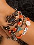 Bracelets Femmes Motif d'araignée Sexy Toutes Les Saisons Roulotté Faire la navette Cristal Toussaint multicouche Bracelet