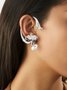 Boucles d'oreilles Femme Plain Toutes Les Saisons Élégant Quotidien Casque audio Polyester